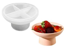 Molde silicona base plato apoyo 